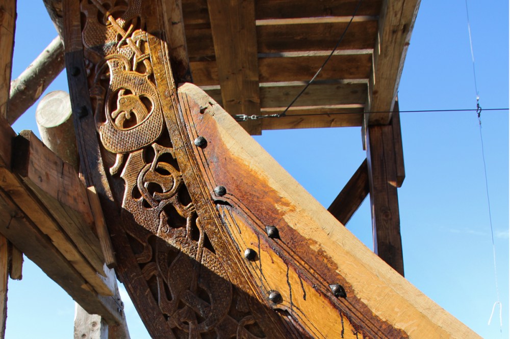 Detail of Stern Carvings