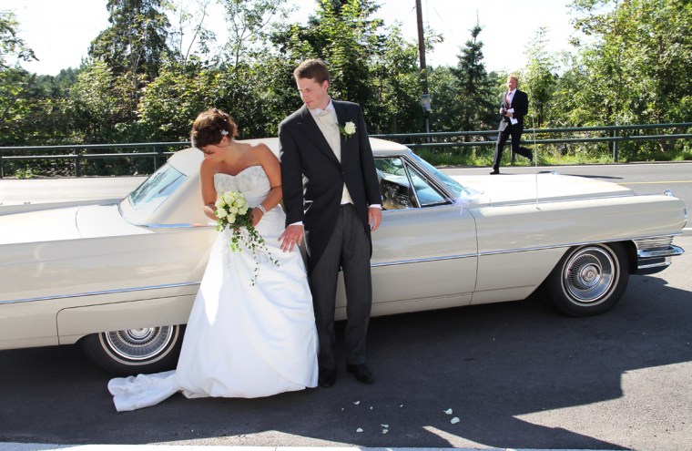 Jorgen and Jeanette by Car