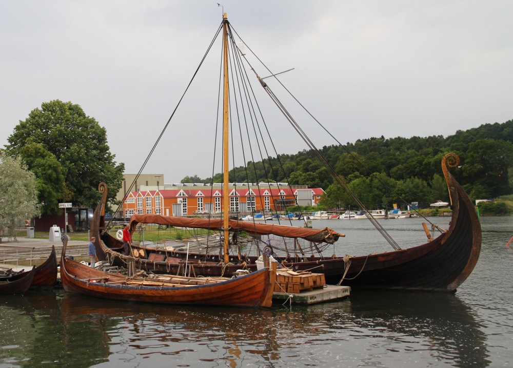 Viking Ship In the Fjord 2