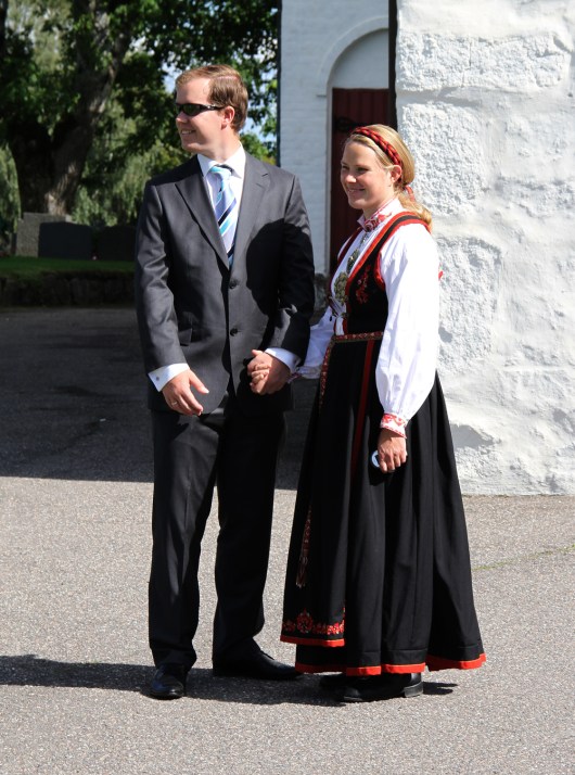 Young Couple in National Costume