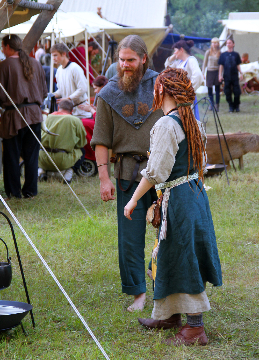Young Couple Enjoying the Market